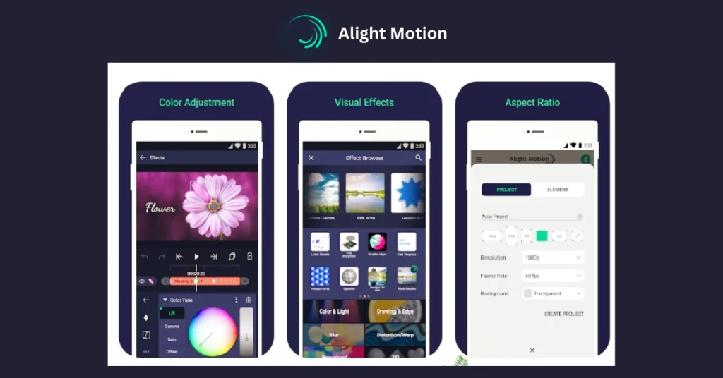 Alight Motion Mod APK features