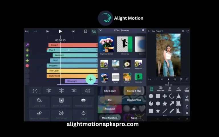 How to use the Alight Motion Apk