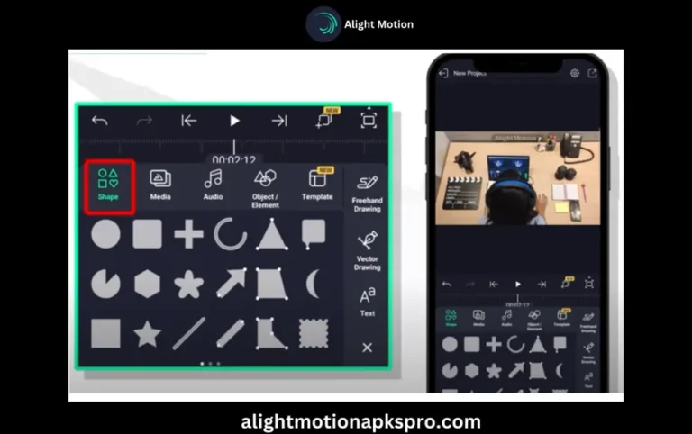 How to add shapes and Audio using Alight Motion | Best Ultimate Guide 2024?