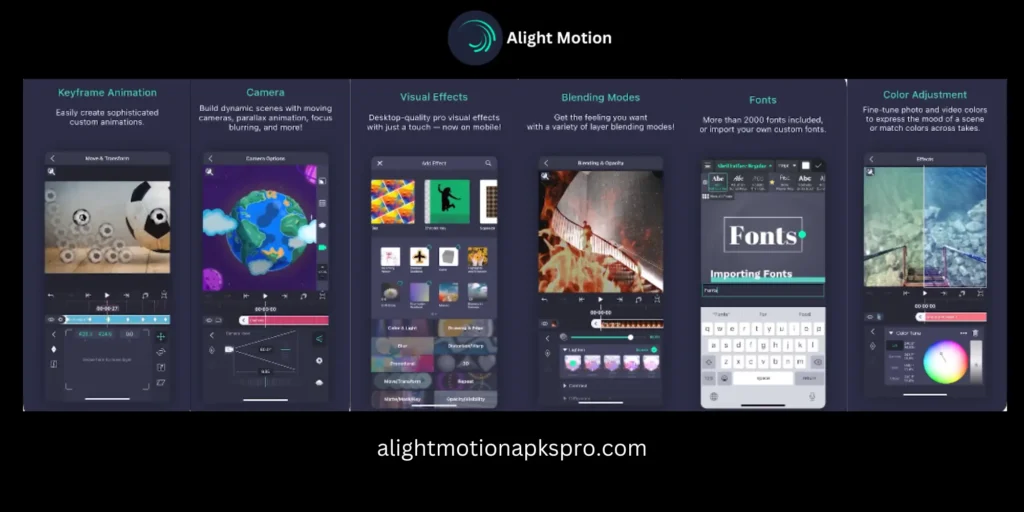 alight motion features