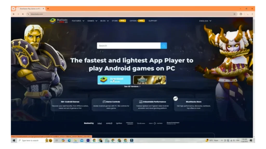 BlueStacks emulator